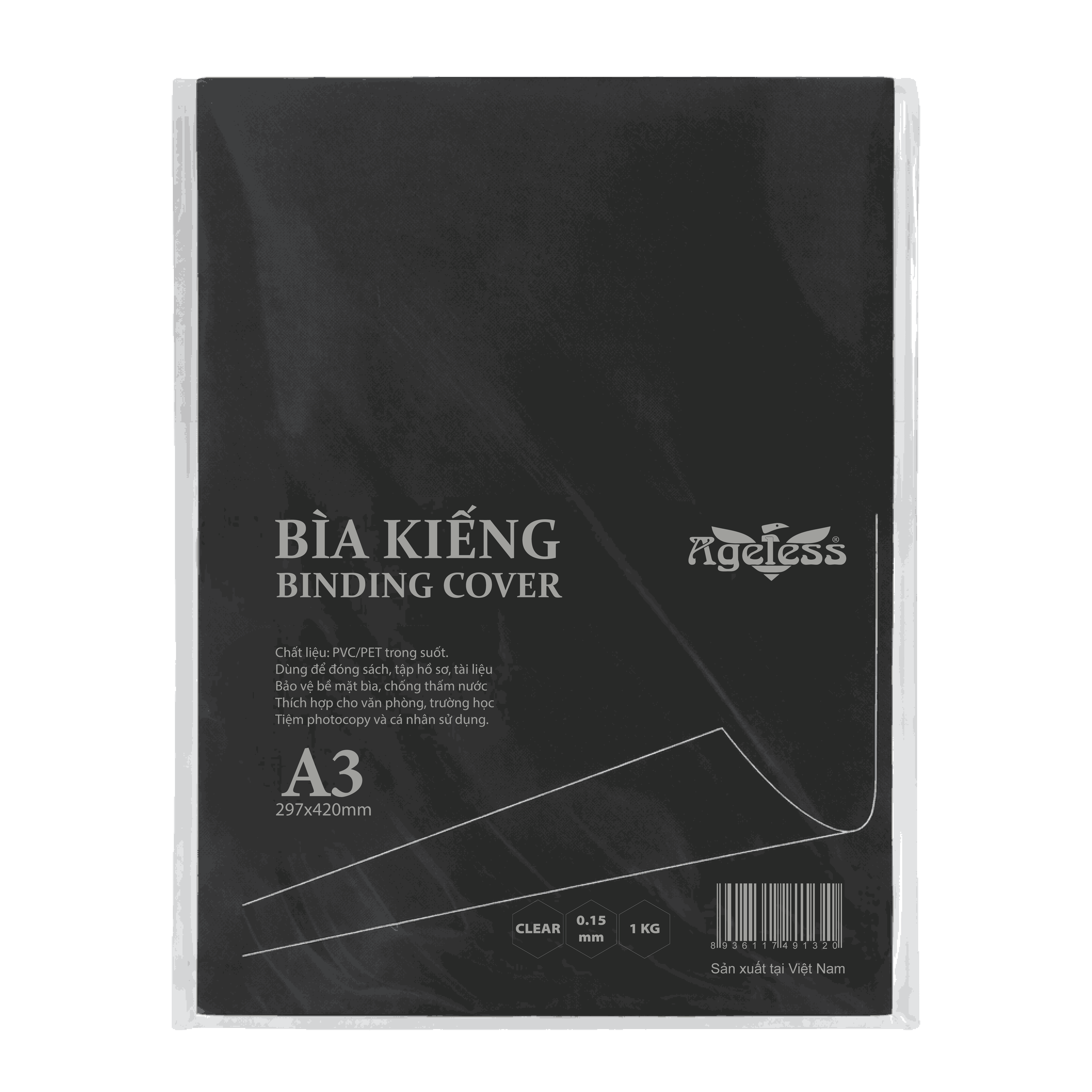 Bìa Kiếng A3 - 1.5 zem