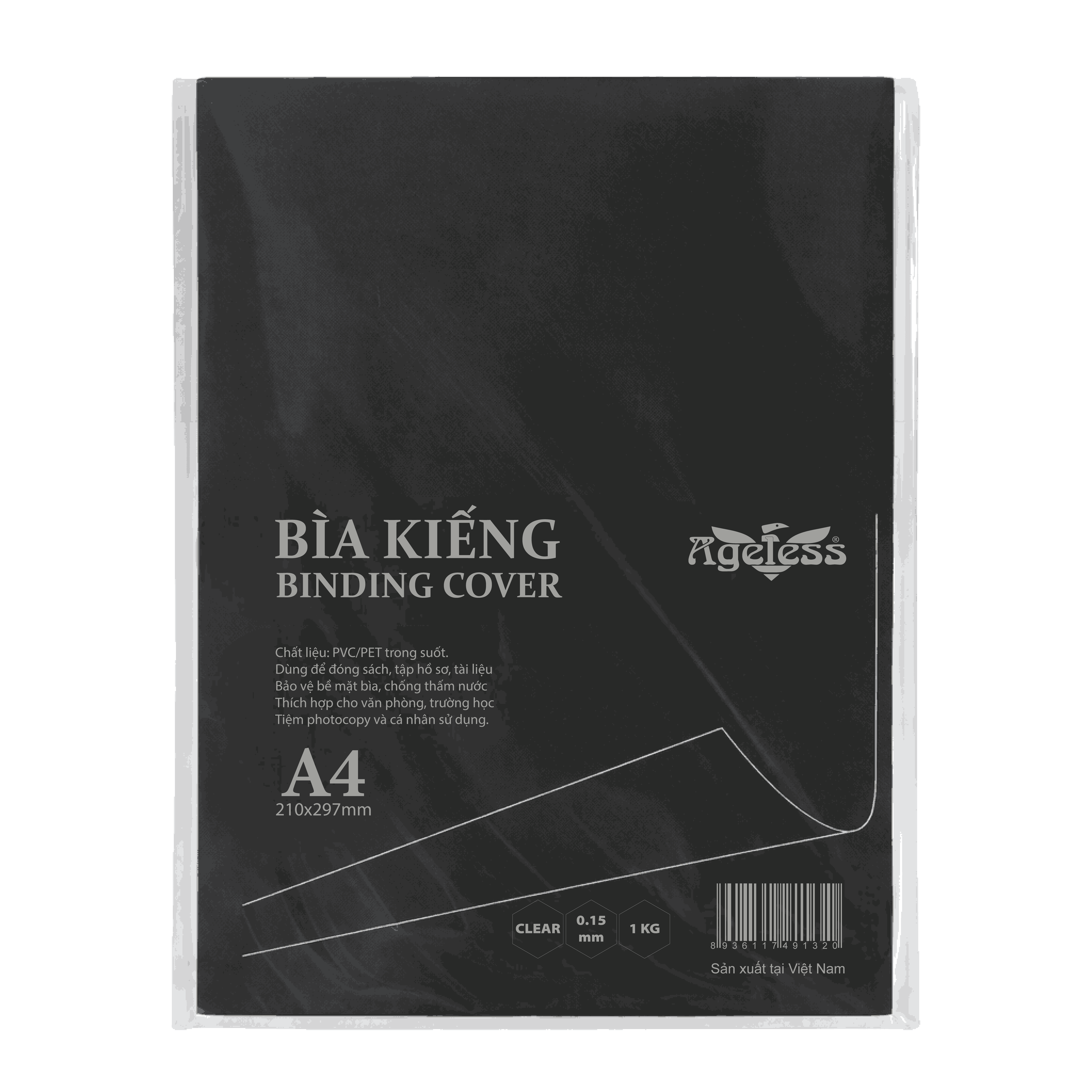 Bìa Kiếng A4 - 1.5 zem