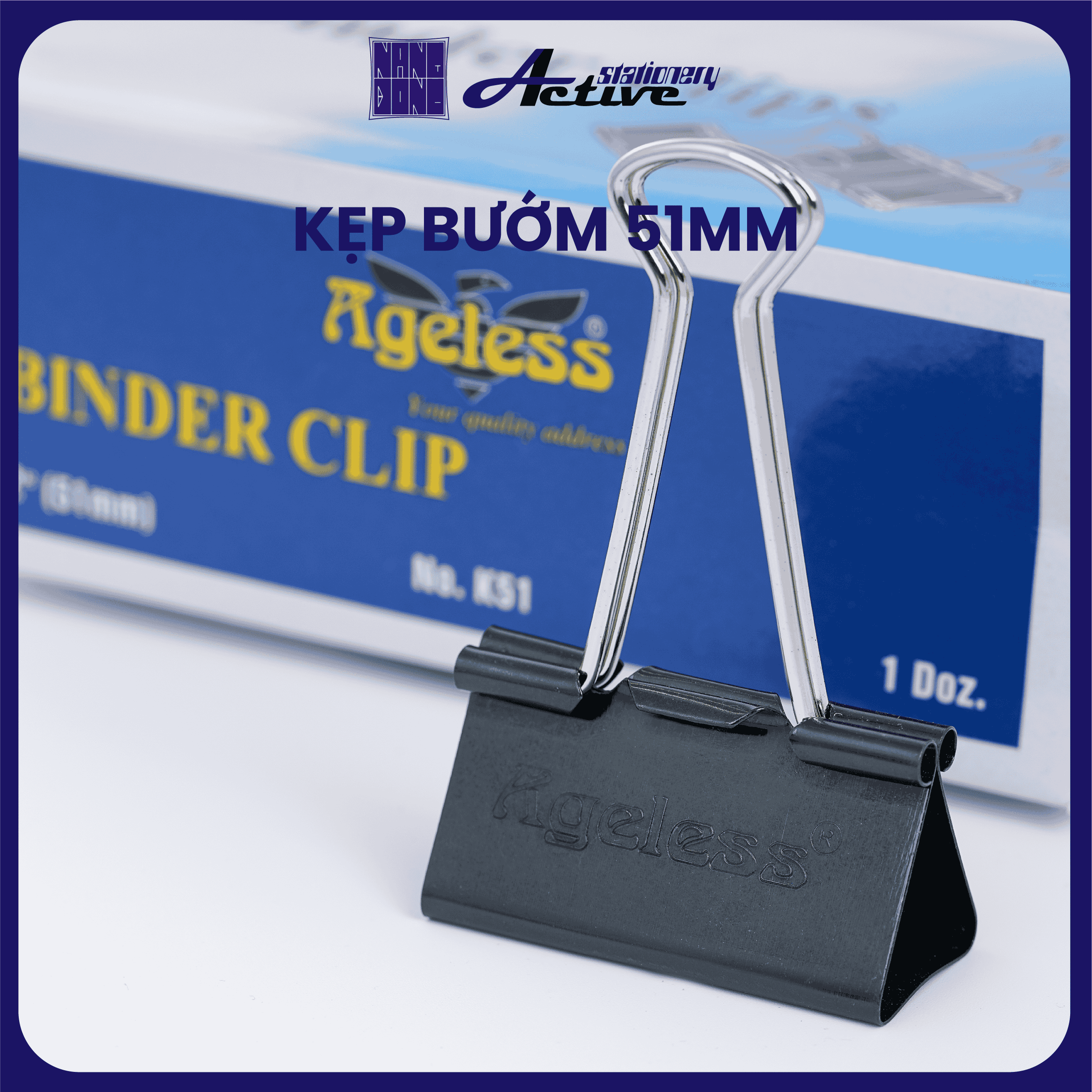 Kẹp Bướm Ageless 51mm