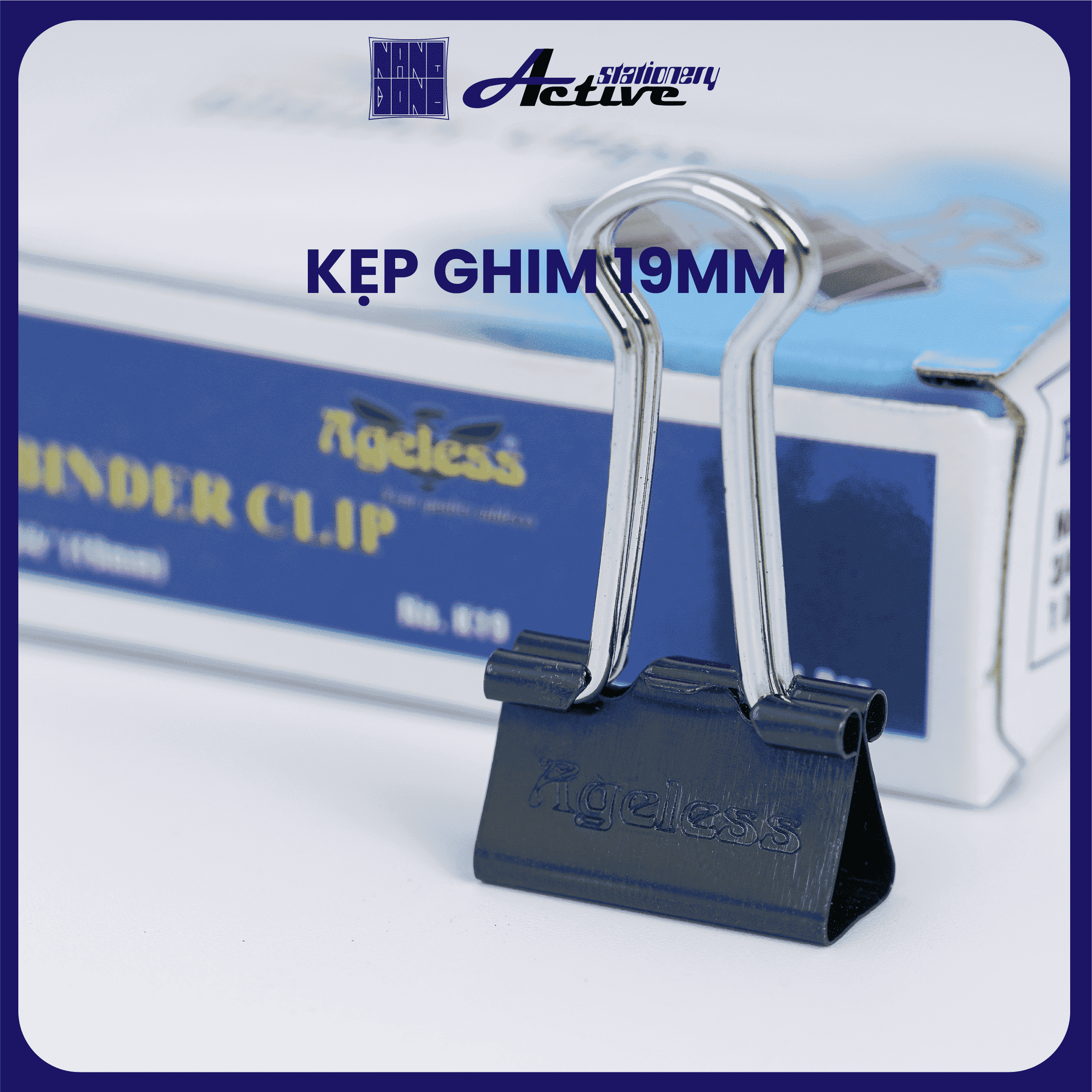 Kẹp Bướm Ageless 19mm