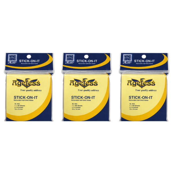 Giấy Note 5 Màu Da Lợn - 3 x 3