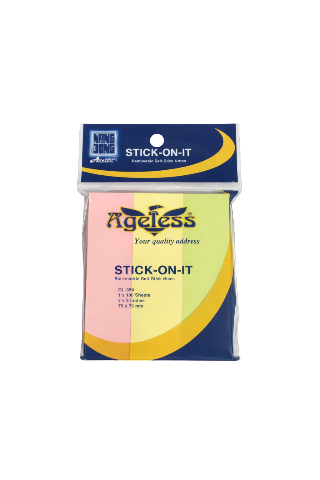 Giấy note 3 màu - 3 x 3
