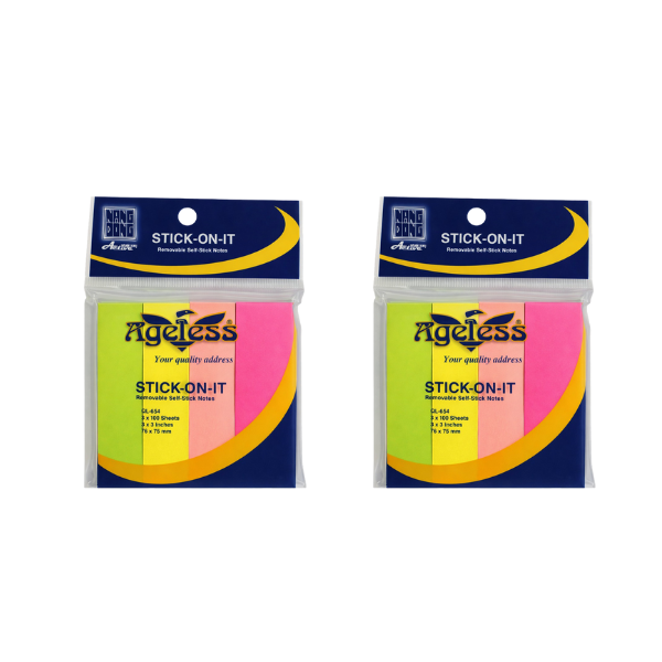 GIẤY NOTE 4 MÀU - 3 x 3