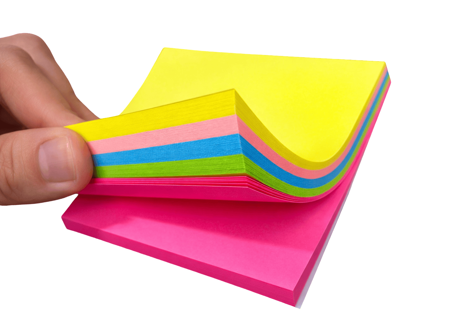 Giấy Note 5 Màu Da Lợn - 3 x 3