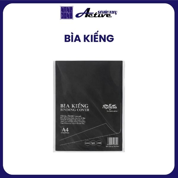 Bìa Kiếng A4 - 1.2 zem
