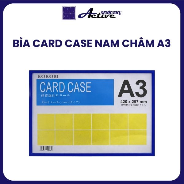 Bìa Card Case A3 Nam Châm