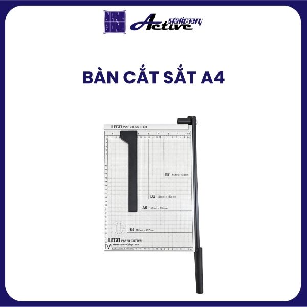 Bàn cắt giấy A4 sắt - không thanh chặn giấy