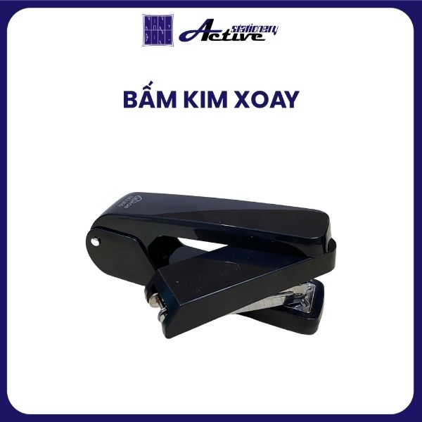 Máy bấm kim xoay