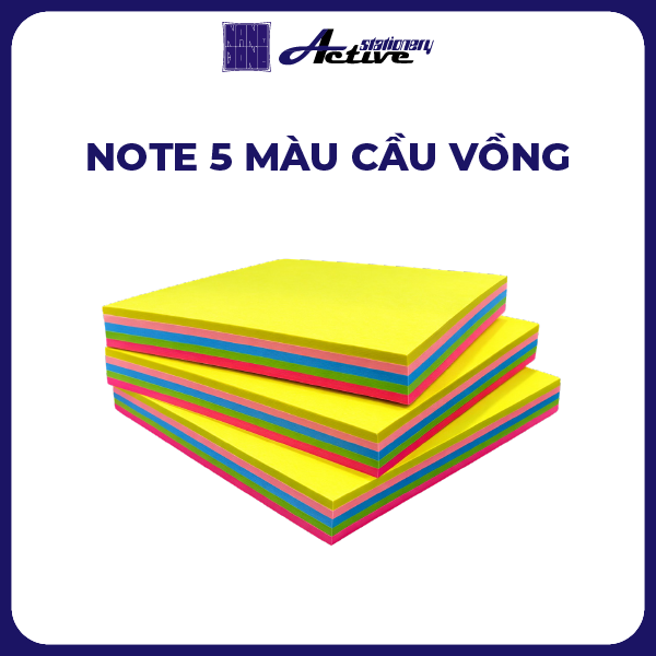 Giấy Note Cầu Vồng - 3 x 2