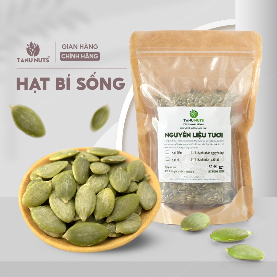 Hạt Bí xanh Ấn Độ sống