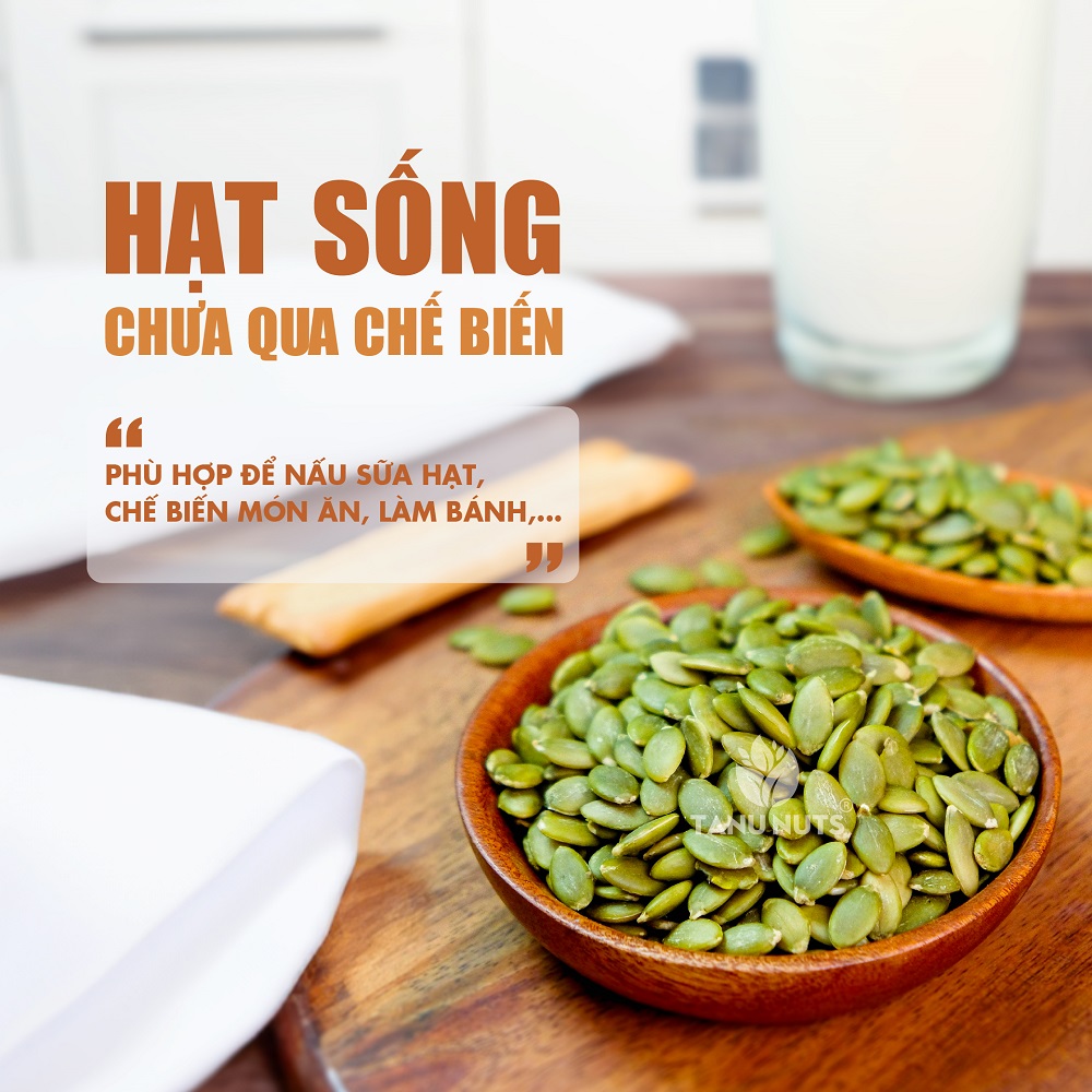 Hạt Bí xanh Ấn Độ sống