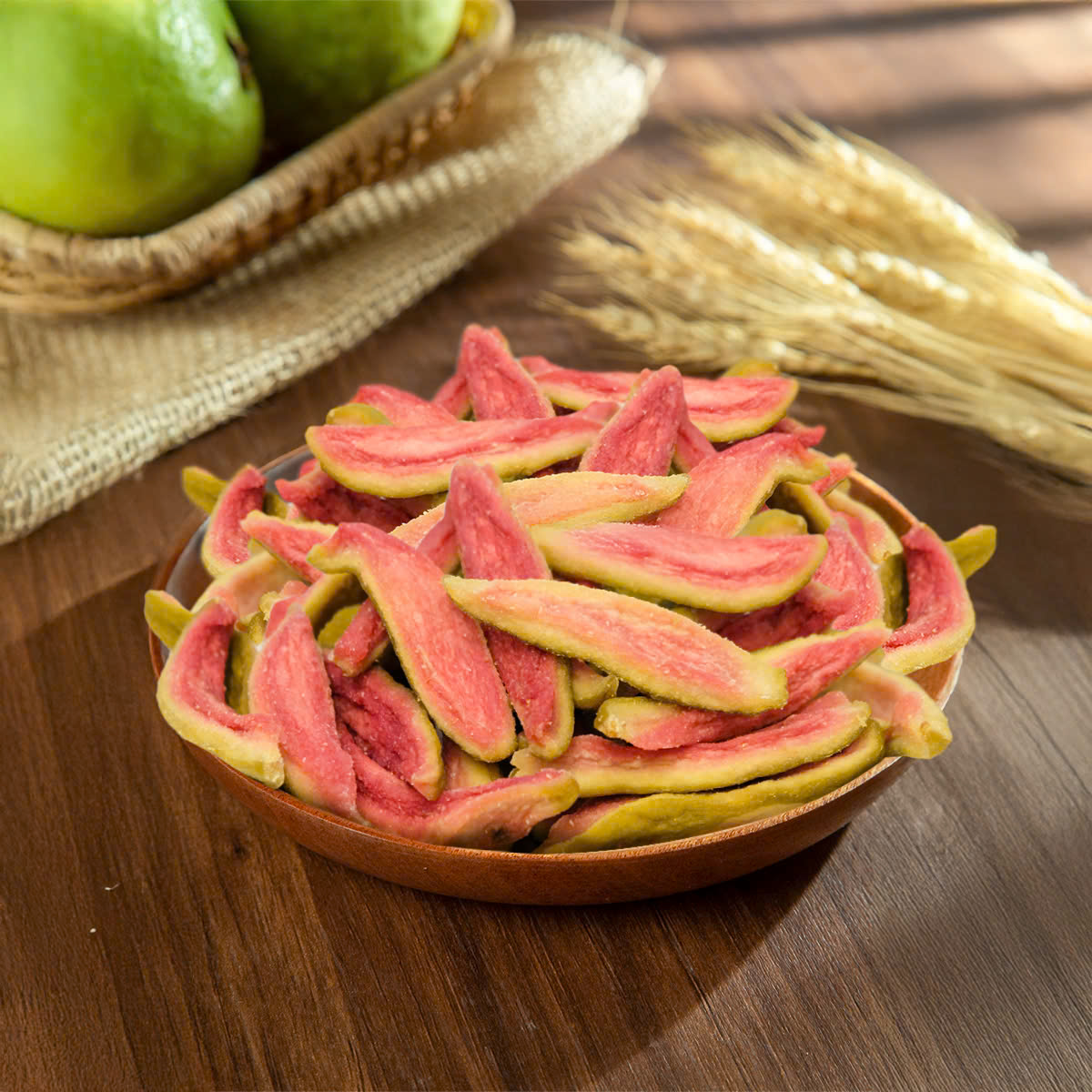 Ổi sấy dẻo TANU NUTS ổi Kiên Giang trái cây sấy dẻo đồ ăn vặt healthy tốt cho dân văn phòng, ăn kiêng.