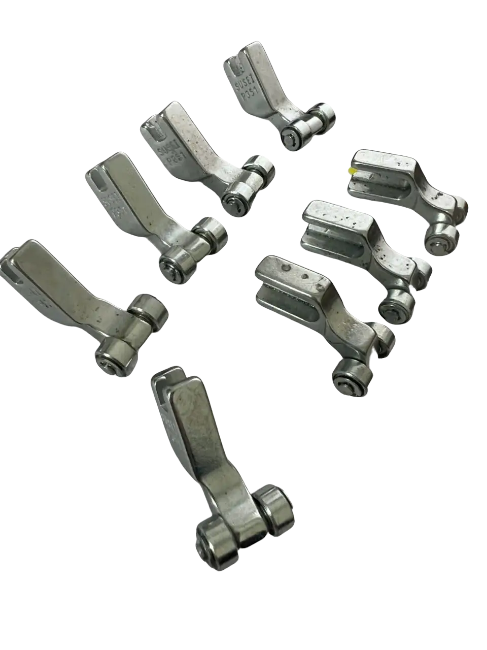 Chân vịt may dưỡng, gá P351 BÁNH XE BÉ bản nhỏ dùng cho máy may 1 kim công nghiệp (GIÁ 1 CÁI)