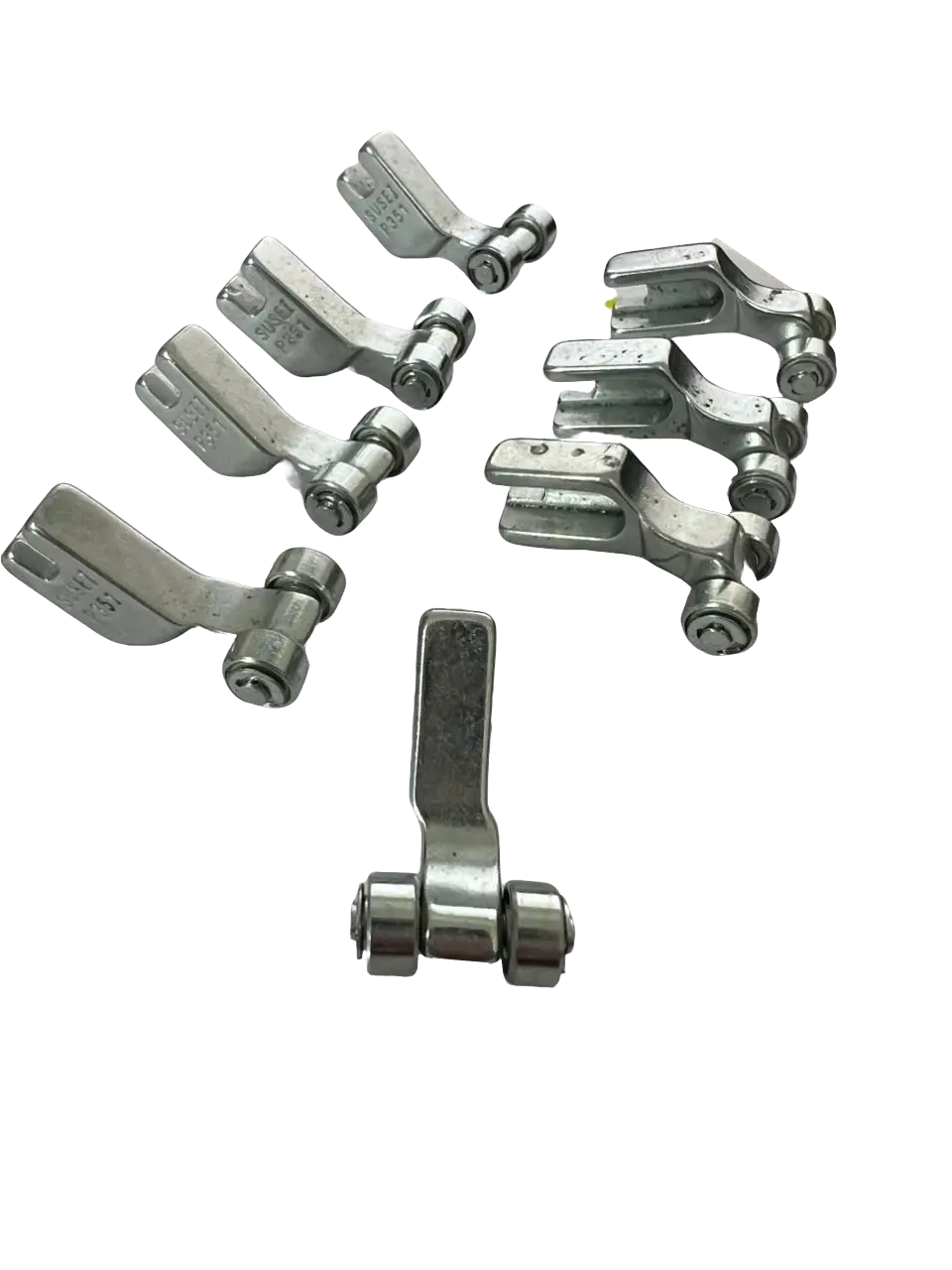 Chân vịt may dưỡng, gá P351 BÁNH XE BÉ bản nhỏ dùng cho máy may 1 kim công nghiệp (GIÁ 1 CÁI)