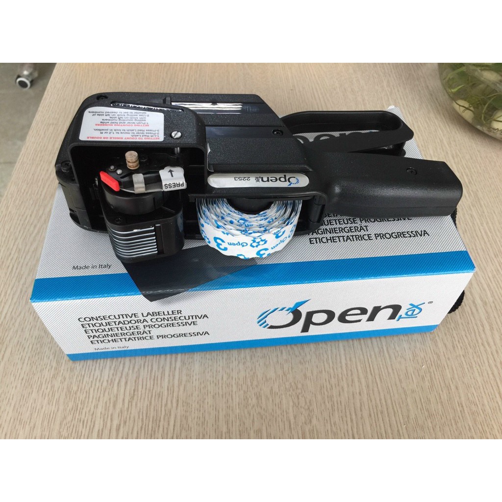 Máy đánh số, đánh nhãn sản phẩm loại 7số và 8 số Opentex  2234, 2253