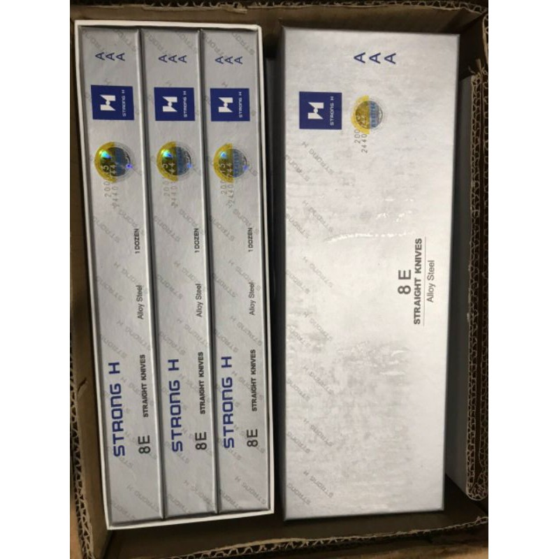 Dao máy cắt vải đứng nhãn Strong H tem vàng loại xịn ( Tá 12 chiếc)