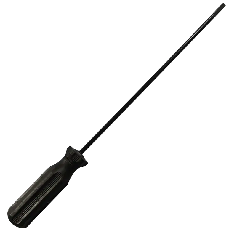 Tô vít đen 2 cạnh 403E-12 , dài 39cm, đầu vít 5mm dùng để thay thế và sửa chữa linh kiện (GIÁ 1 CÁI)