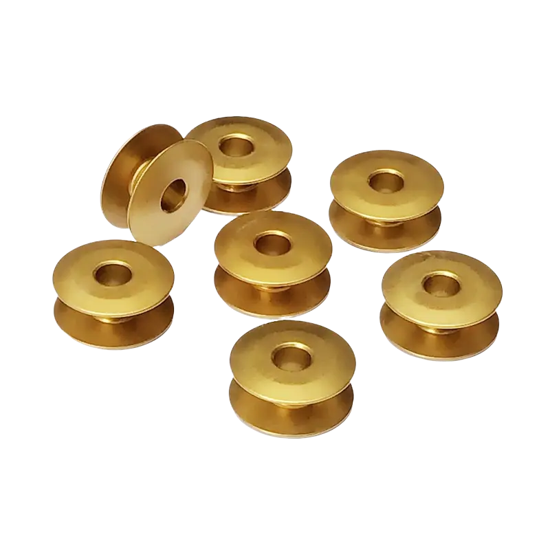 Suốt 1 kim VÁT CẠNH MÀU VÀNG Ổ NHỎ, ĐƯỜNG KÍNH 2.1CM dùng cho máy may công nghiệp