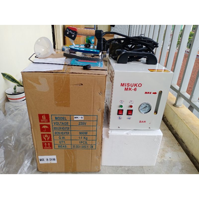 Bộ nồi hơi mini 3KW MISUKO, SAKURA, SHENGTAI ( Nồi hơi + Bàn là) ( TẶNG KÈM TẤT LÀ )