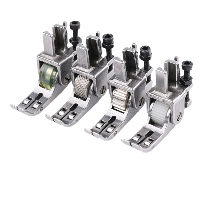 Chân vịt chống nhăn 3 BÁNH XE dùng cho máy 1 kim công nghiệp Jack, sirubar, juki,...