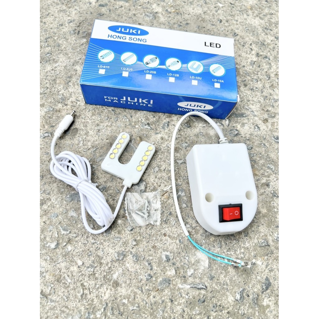 Bộ đèn led chữ U, NGÓN dùng cho máy may 1 kim công nghiệp