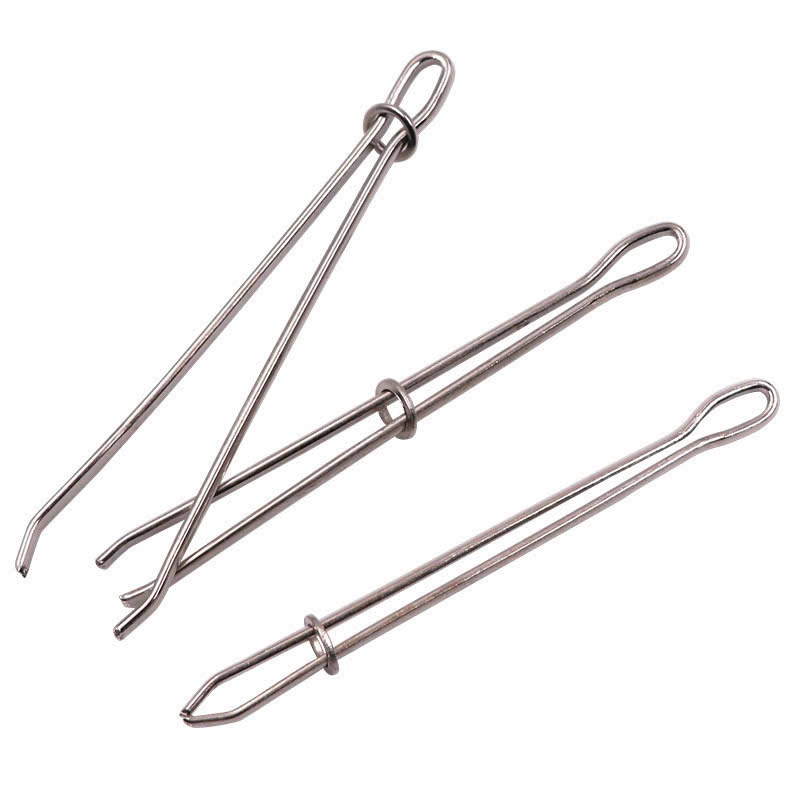 Dụng cụ kẹp luồn chun bằng thép, Nhíp luồn chun, Xỏ chun, giúp việc luồn chun dễ dàng hơn(GIÁ 1 CÁI)