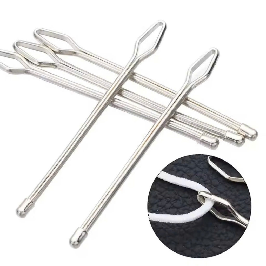 Dụng cụ kẹp luồn chun bằng thép, Nhíp luồn chun, Xỏ chun, giúp việc luồn chun dễ dàng hơn(GIÁ 1 CÁI)