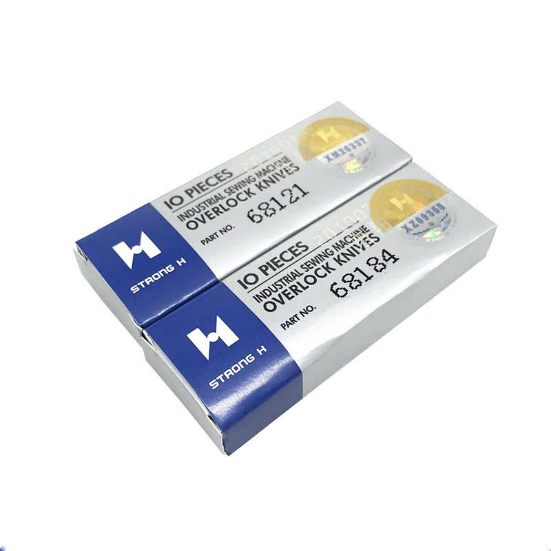 Dao trên, dao dưới máy 4 kim 6 chỉ máy YAMATO FD-62 Y68121/ Y68184 được dùng trong ngành may (GIÁ 1 CÁI)