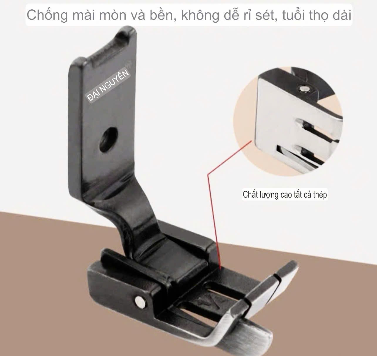 Chân vịt S570 DAYU MÍ 2 KIM TRÁI, PHẢI được dùng cho máy 2 kim công nghiệp LOẠI XỊN (giá 1 cái)
