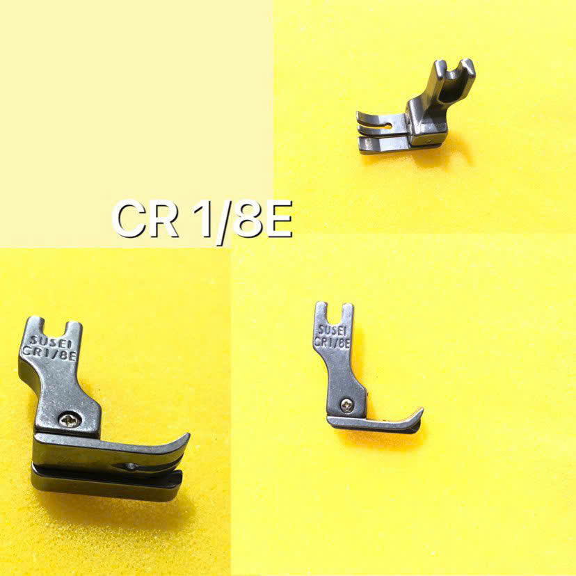 Chân vịt sắt 3mm mí phải CR1/8E, mí trái CL1/8E máy may công nghiệp 1 kim (GIÁ 1 CÁI)
