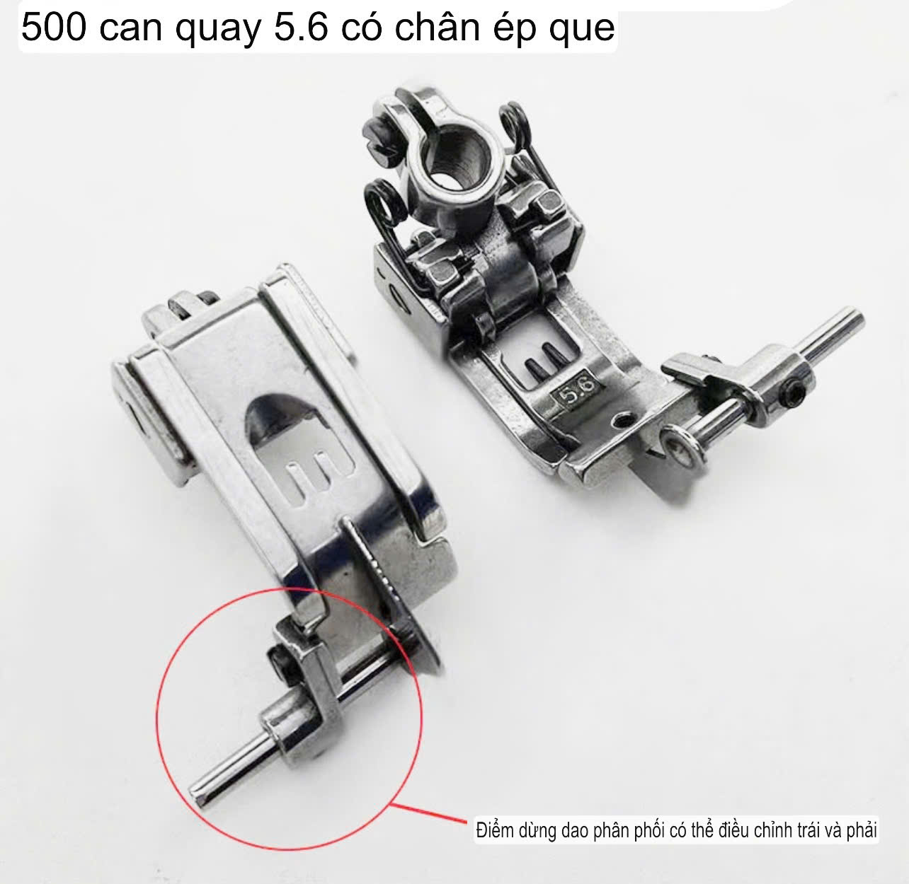 Chân vịt trần đè W500/5.6 điều chỉnh trái, phải