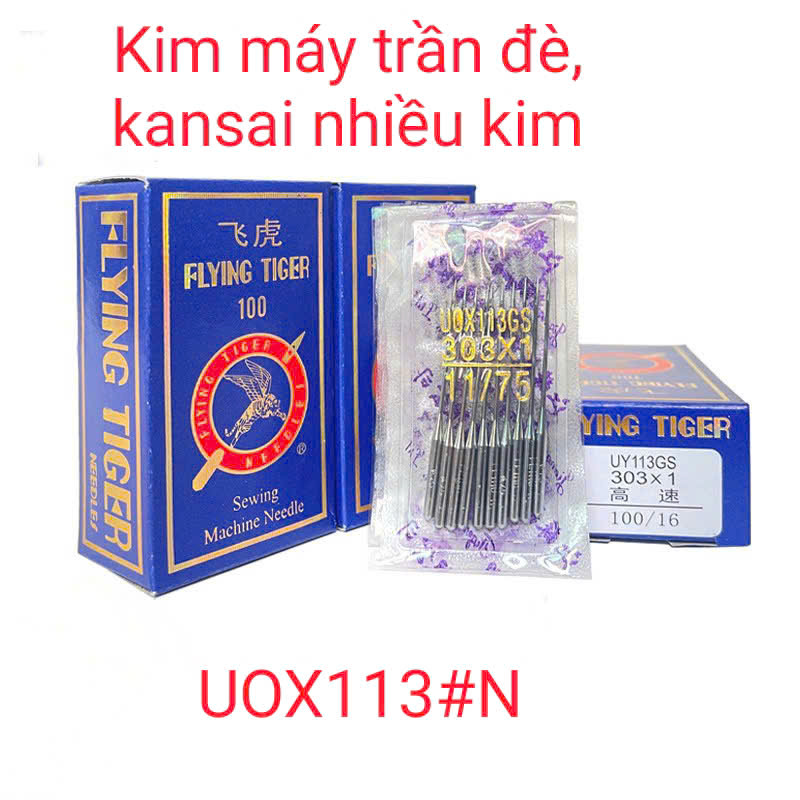 Kim Tiger UO*113#N dùng cho máy kansai trần chun NHIỀU KIM (VỈ 10 CÁI)