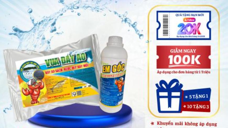 BỘ ĐÔI SIÊU THANH LỌC - LỌC NƯỚC AO NUÔI TÔM CÁ CỰC SẠCH