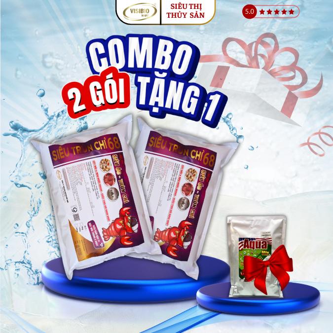 SIÊU TRÙN CHỈ 68 - SIÊU DINH DƯỠNG, GÂY THỨC ĂN TỰ NHIÊN, TAO MÀU NƯỚC ĐẸP SAU 3 NGÀY