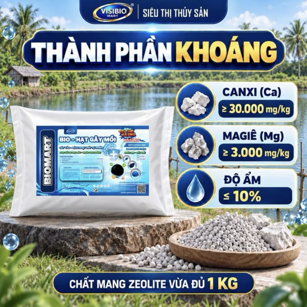 COMBO 2 GÓI BIO HẠT GÂY MỒI 5KG - TẶNG 1 GÓI 5KG