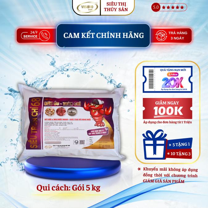 SIÊU TRÙN CHỈ 68 - SIÊU DINH DƯỠNG, GÂY THỨC ĂN TỰ NHIÊN, TAO MÀU NƯỚC ĐẸP SAU 3 NGÀY