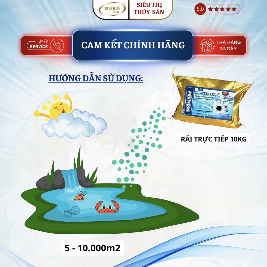 COMBO 2 BAO BIO HẠT GÂY MỒI 10KG - TẶNG 1 BAO 10KG