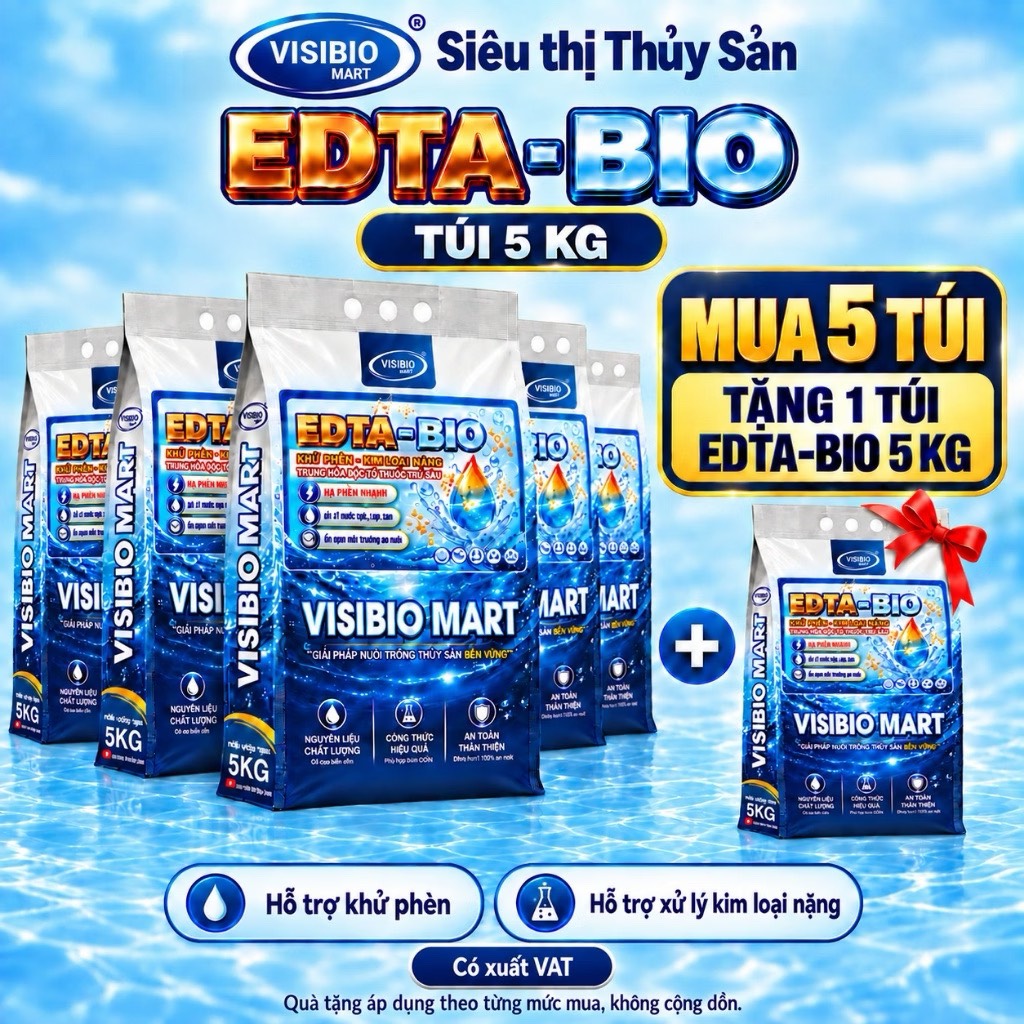 COMBO 5 GÓI EDTA BIO - TẶNG 1 GÓI