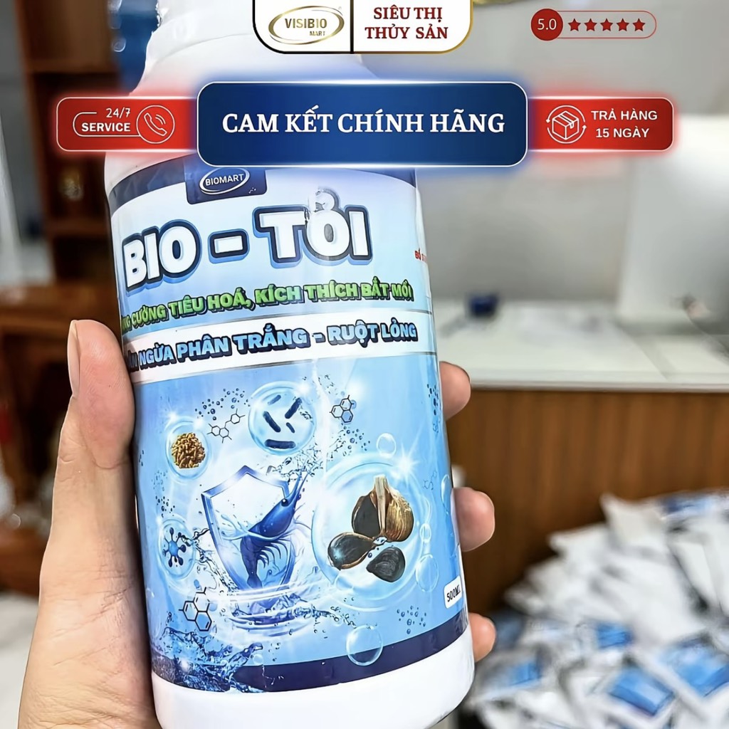 THÙNG 30 CHAI BIO TỎI 500ML