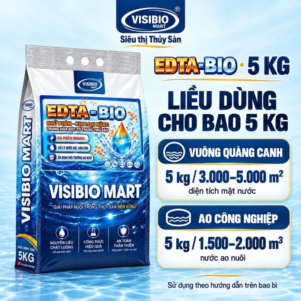 COMBO 2 TÚI EDTA BIO - TẶNG 1 GÓI BIO BIOTECH