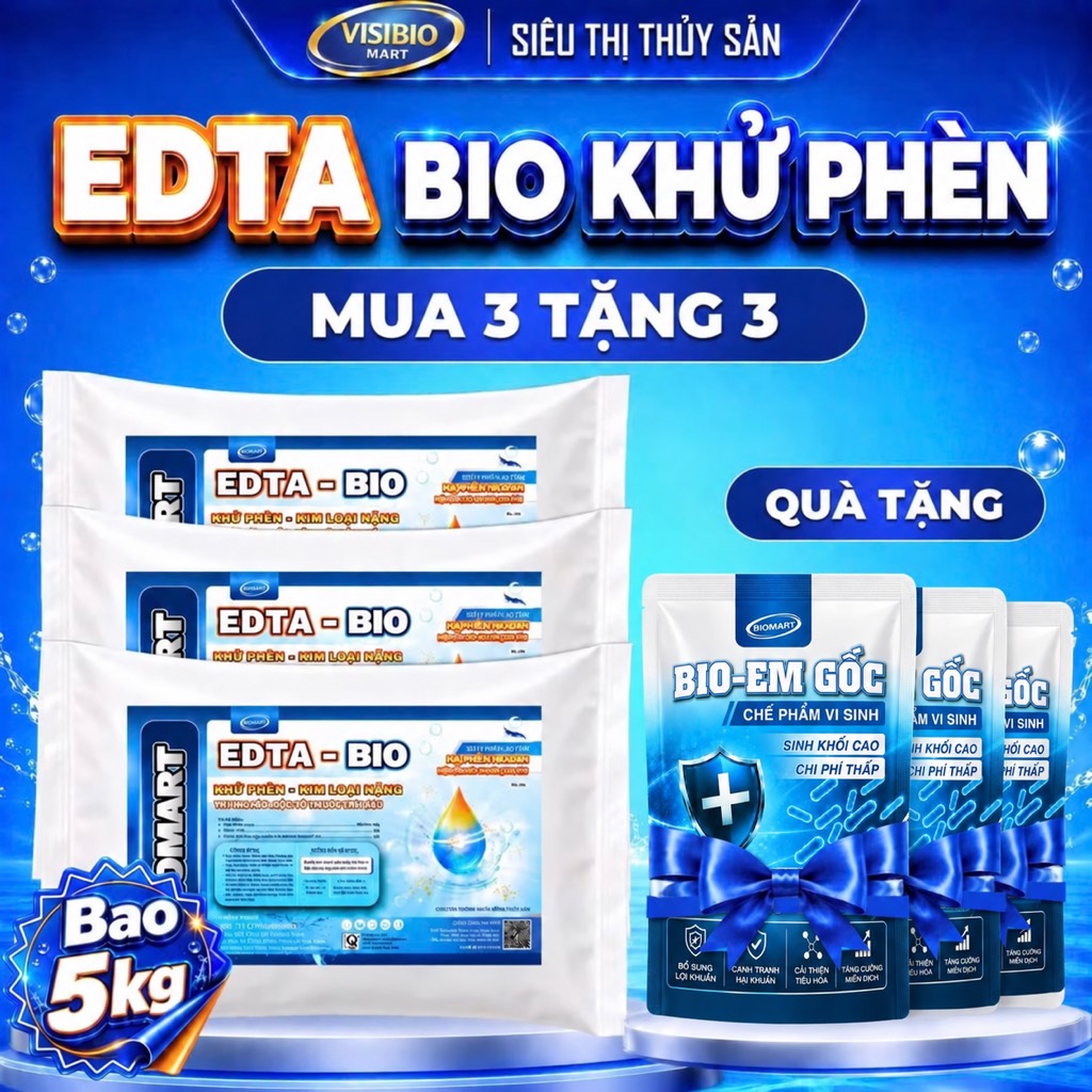 COMBO 3 TÚI EDTA BIO - TẶNG 3 GÓI EM GỐC