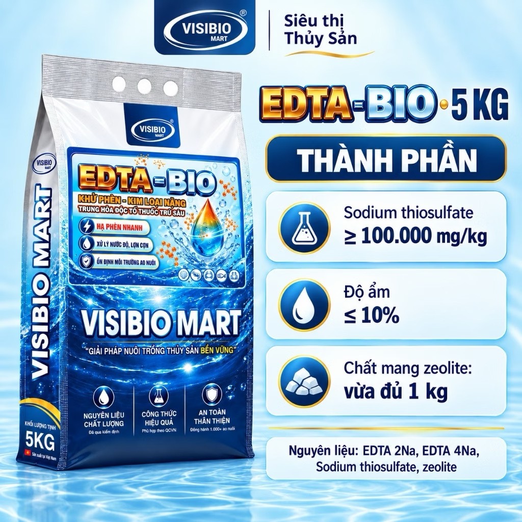 COMBO 5 GÓI EDTA BIO - TẶNG 1 GÓI