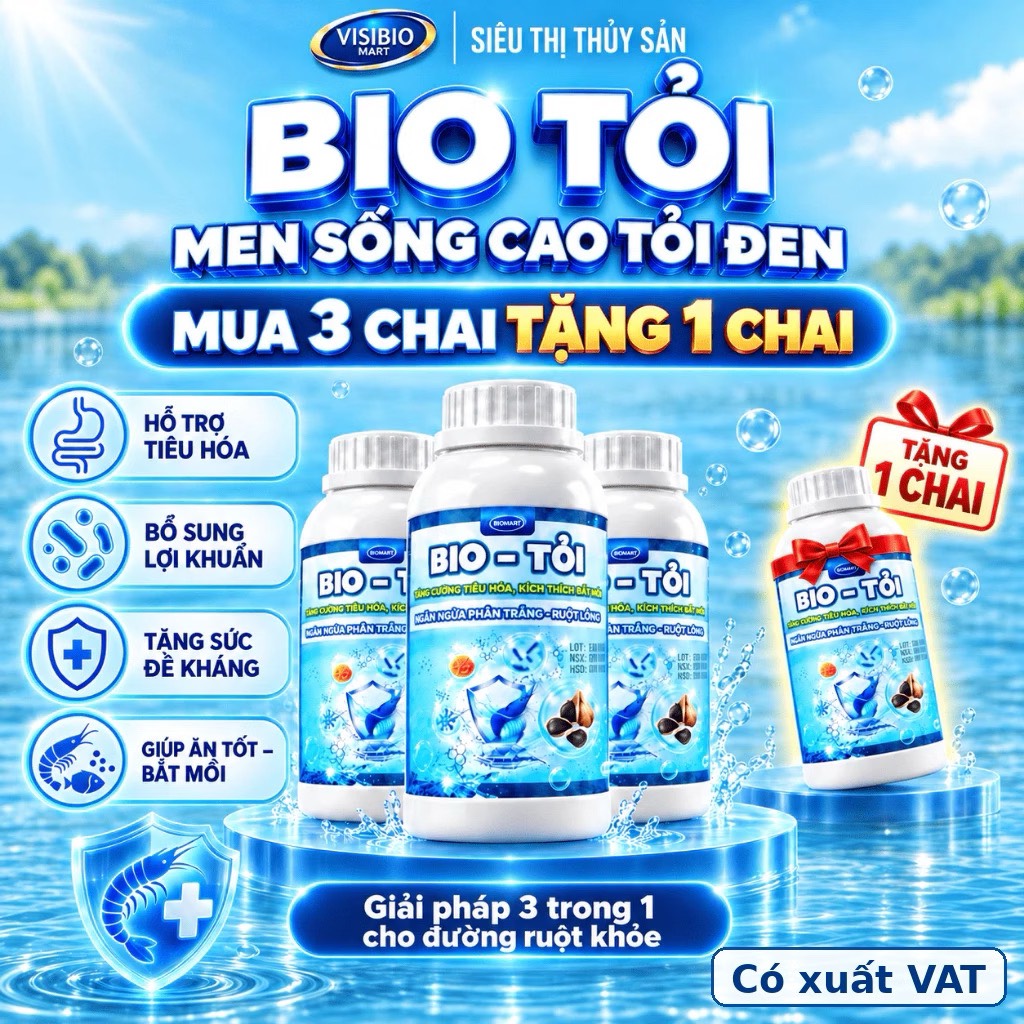 COMBO 3 CHAI BIO TỎI 500ml - TẶNG 1 CHAI