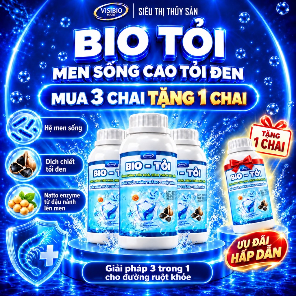COMBO 3 CHAI BIO TỎI 500ml - TẶNG 1 CHAI