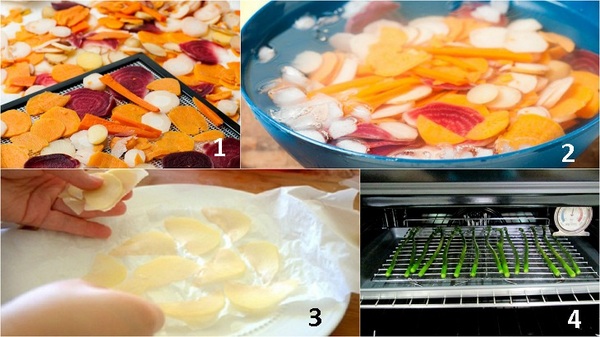 Cách làm rau củ sấy khô