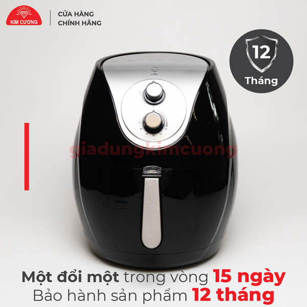 Cách sử dụng nồi chiên không dầu kim cương