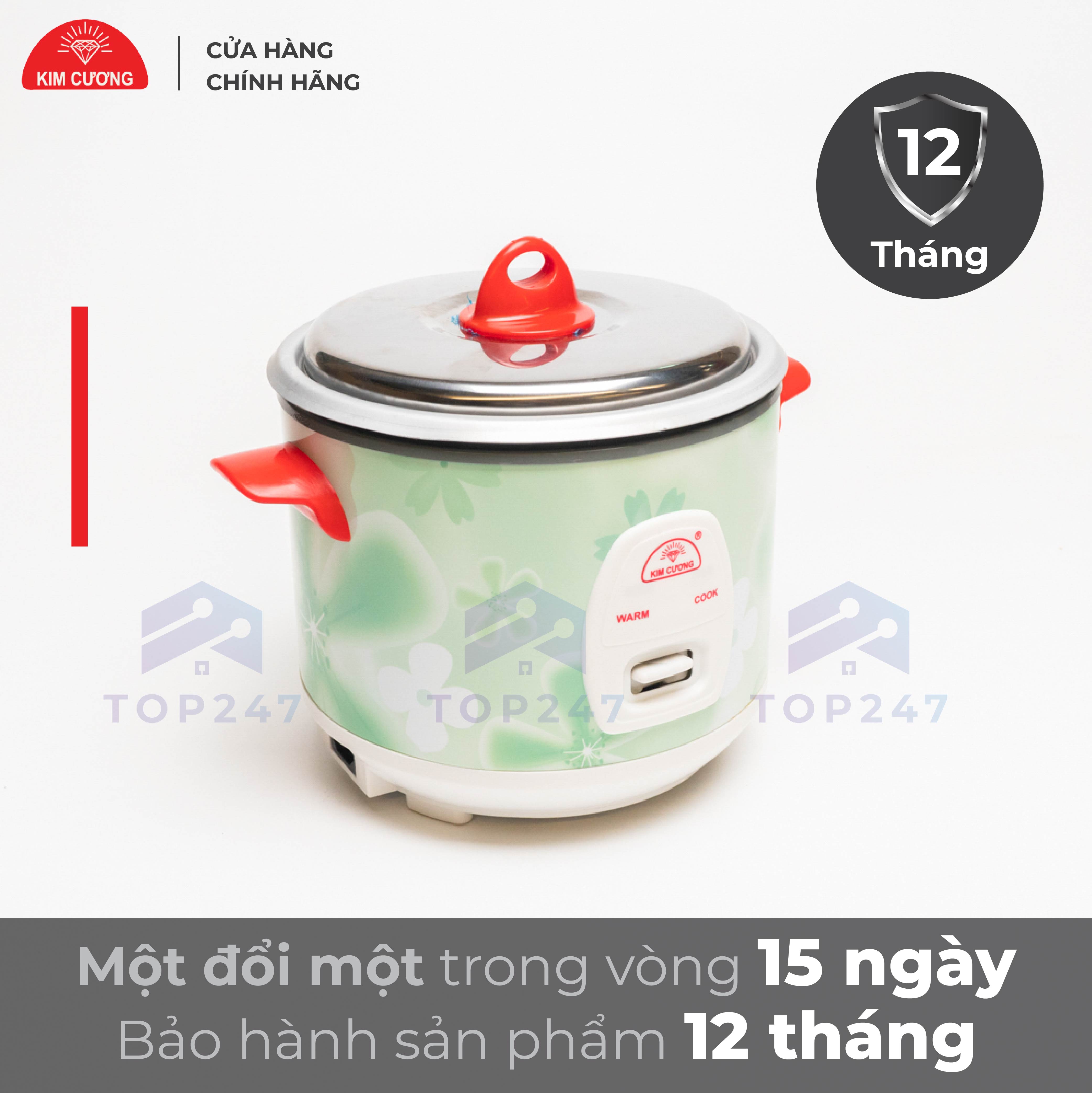 Nồi Cơm Điện Kim Cương - Nắp Rời 1.2 Lít [Chính Hãng]