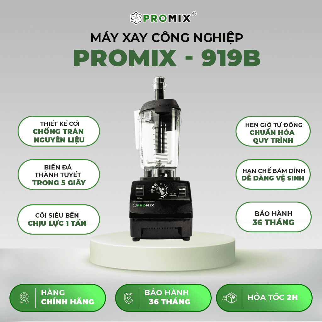 MÁY XAY SINH TỐ CÔNG NGHIỆP DÀNH CHO NHÀ HÀNG PROMIX PM-919B