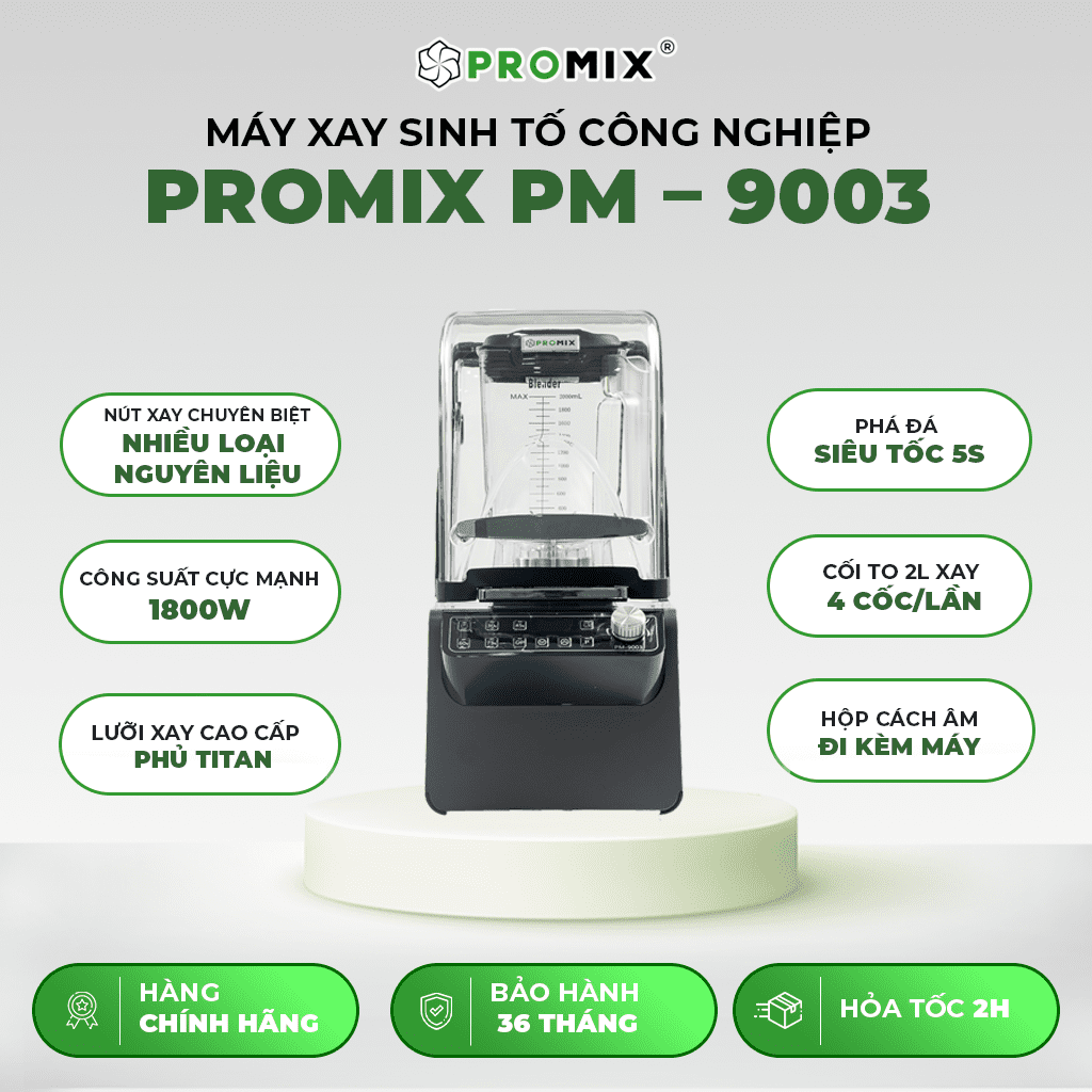 Máy xay công nghiệp Promix PM-9003