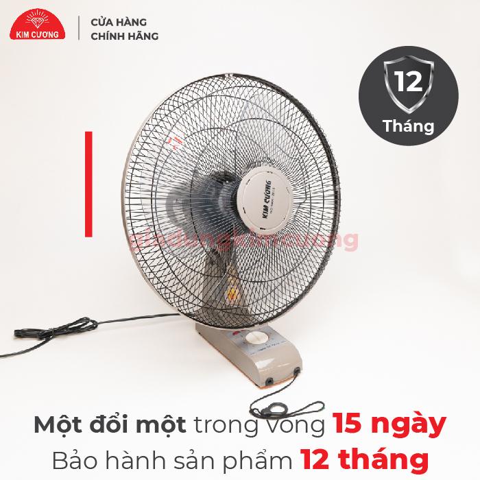 Quạt Treo Tuong Giá Rẻ Kim Cương - Quạt Treo Tương Cơ 1 Dây - Thân Nhựa